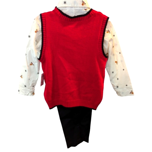 IZOD 3 Piece Toddler Xmas Outfit... Size 4T - Picture 3 of 5